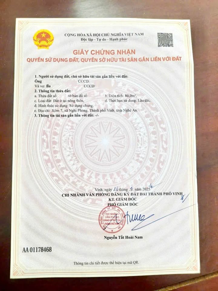 Đất Nghi Phong 80m² giá 1.4 tỷ - Vị trí đắc địa gần đường lớn!