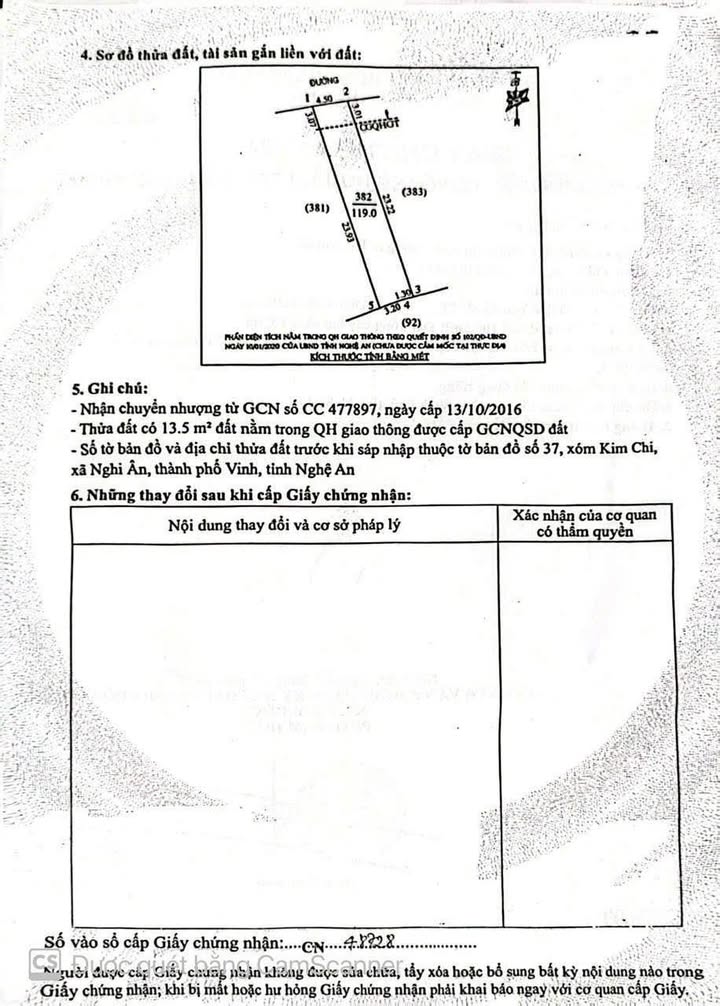 Đất nền Xóm Kim Chi, Nghi Ân 119m² giá chỉ 3.x tỷ - Đầu tư sinh lời ngay!