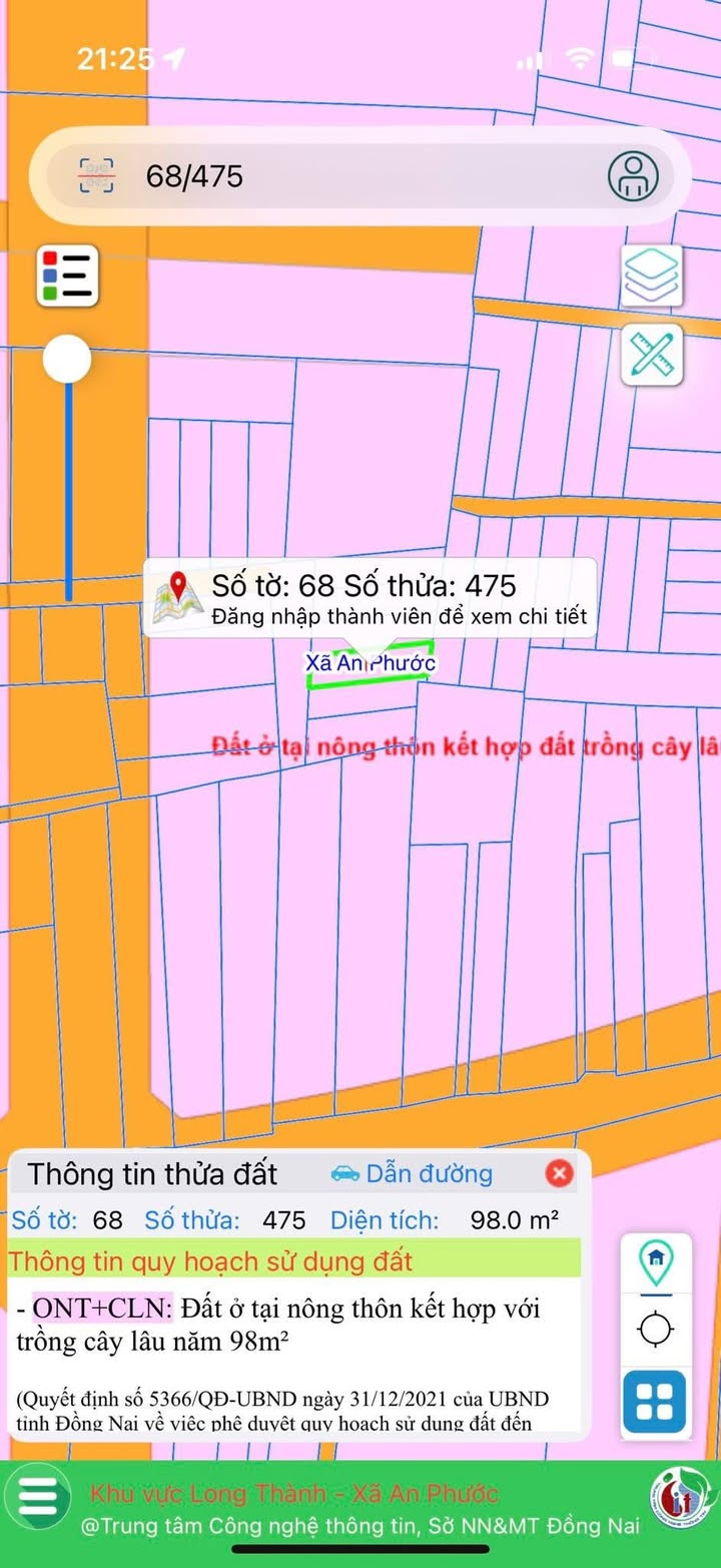 Đất thổ cư An Phước 98m² giá 2.1 tỷ - Đầu tư sinh lời tốt!