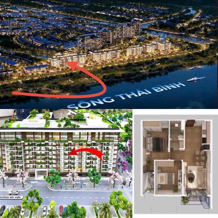 Căn hộ 2PN E5 EcoRiverside 69m² giá 3.43 tỷ - View sông Thái Bình thoáng đãng!