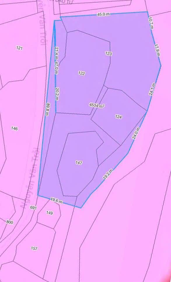 Đất mặt tiền Nguyễn Văn Trỗi, thị trấn Ma Lâm 4300m² giá 4 tỷ - Đầu tư sinh lời ngay!