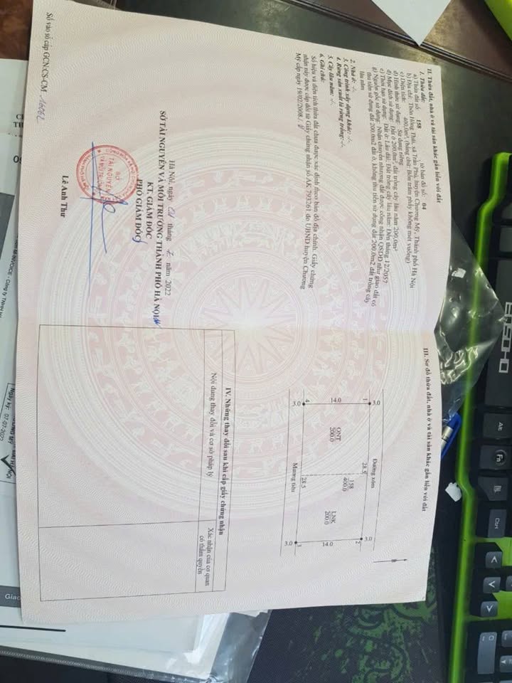 Đất thổ cư xã Hồng Thái - Chương Mỹ 400m² giá chỉ 1x triệu/m² - Cơ hội đầu tư hấp dẫn!