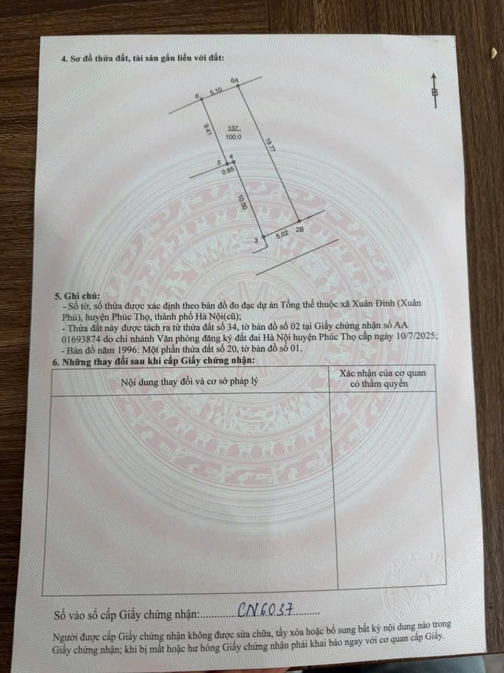 Đất nền 100m² Xuân Đình giá 1.85 tỷ - Cơ hội đầu tư hoàn hảo!