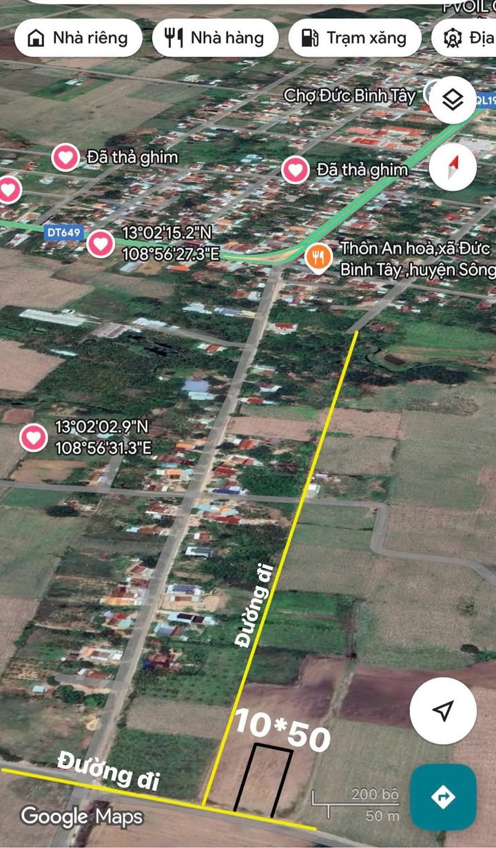 Đất thổ cư 150m² tại Đức Bình Tây, Sông Hinh giá chỉ 300 triệu - Đầu tư sinh lời ngay!
