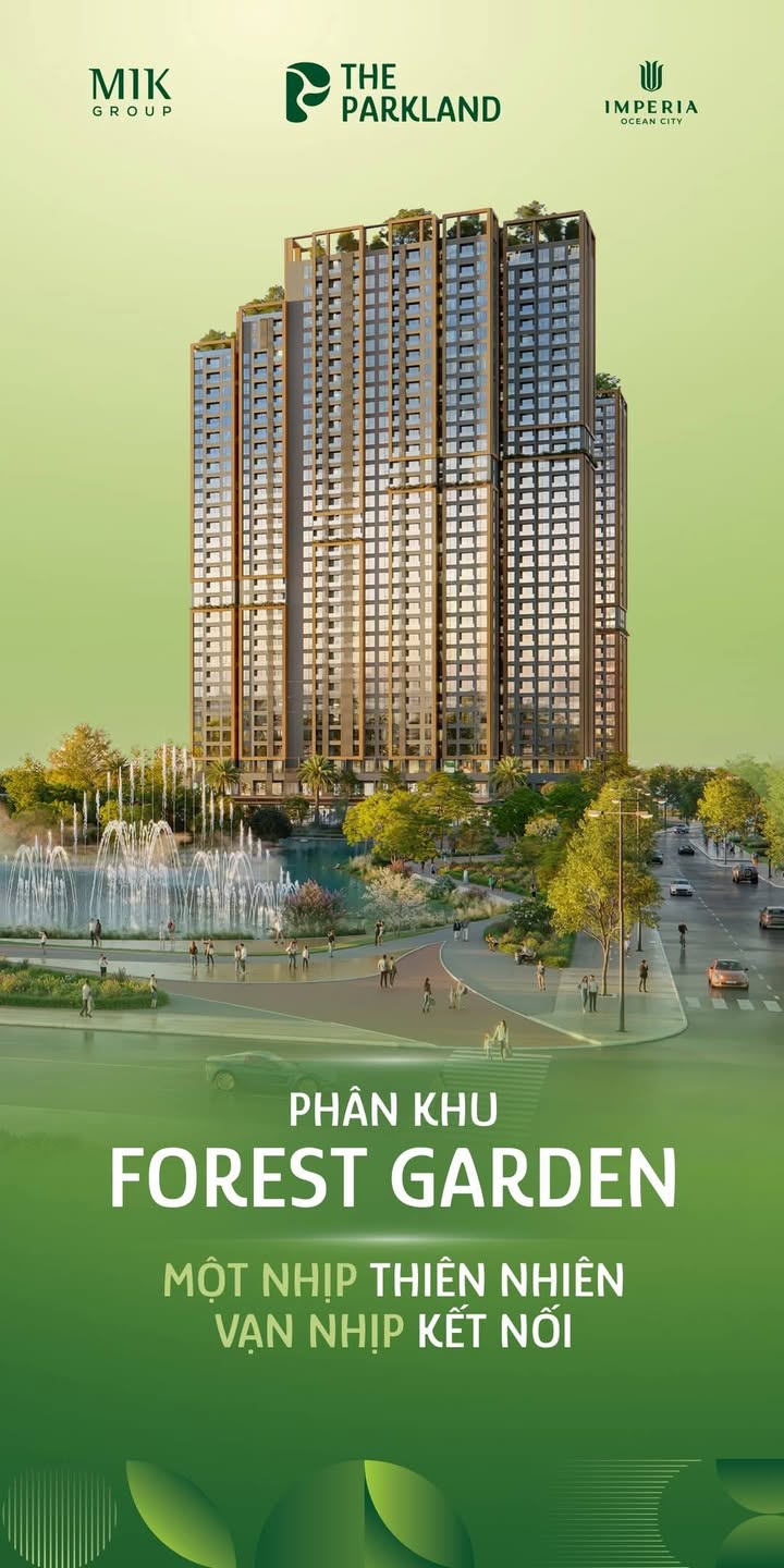 Căn hộ Forest Garden Hưng Yên 7000m² - Sống nhịp phố, thở hồn xanh!
