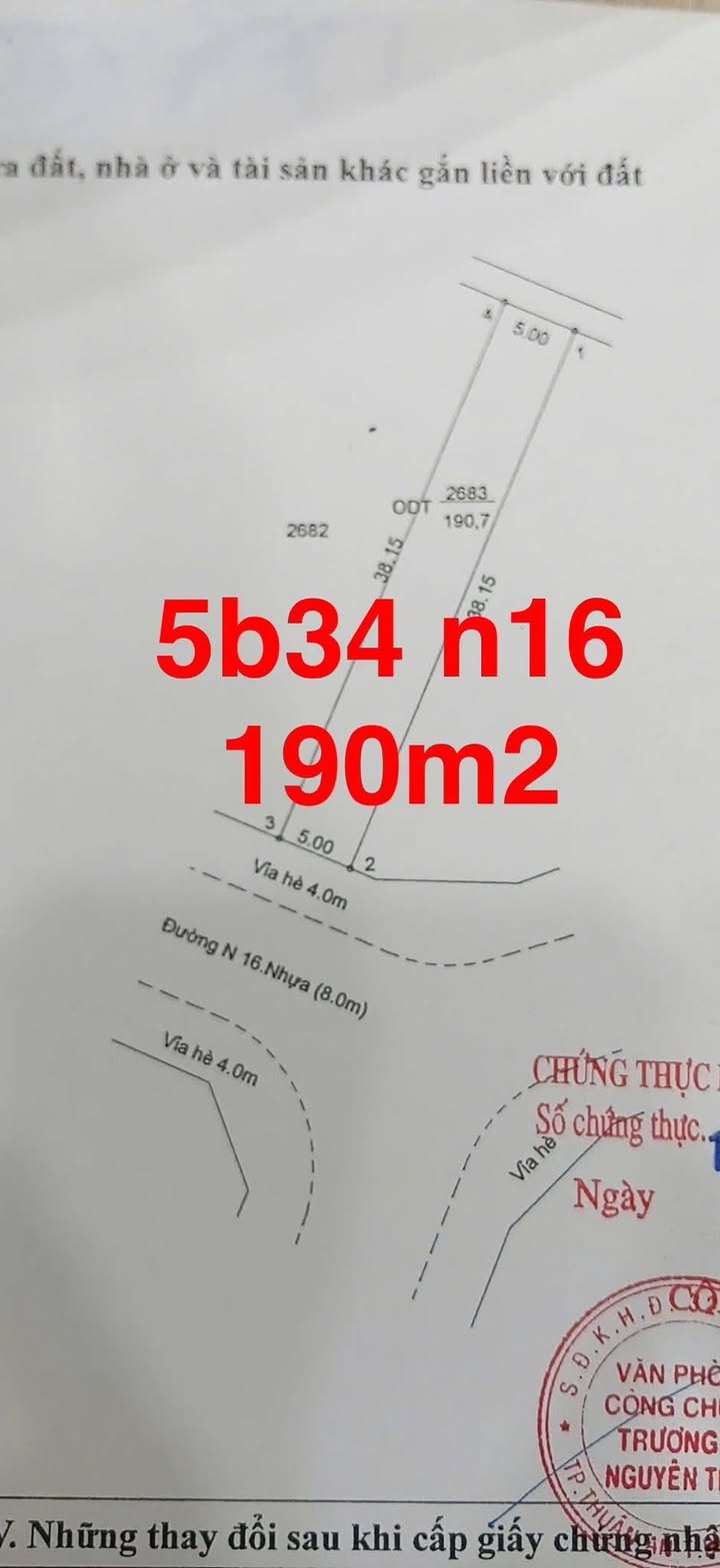 Đất nền KCN Mỹ Phước 4 190m² giá 1.7 tỷ - Đầu tư sinh lời ngay!