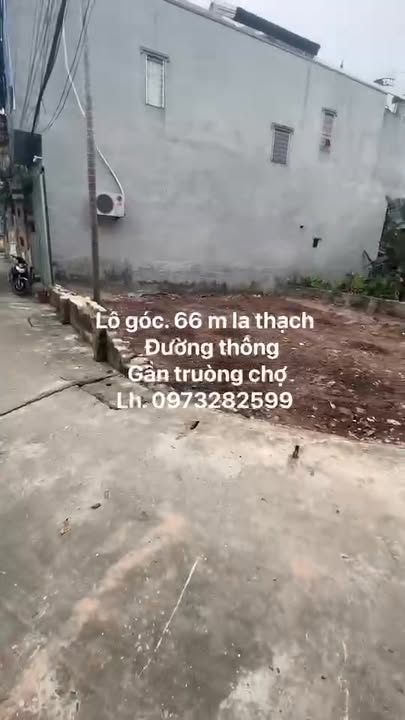 Đất nền lô góc 66m² tại Đan Phượng - Vị trí thoáng đãng, giá ưu đãi