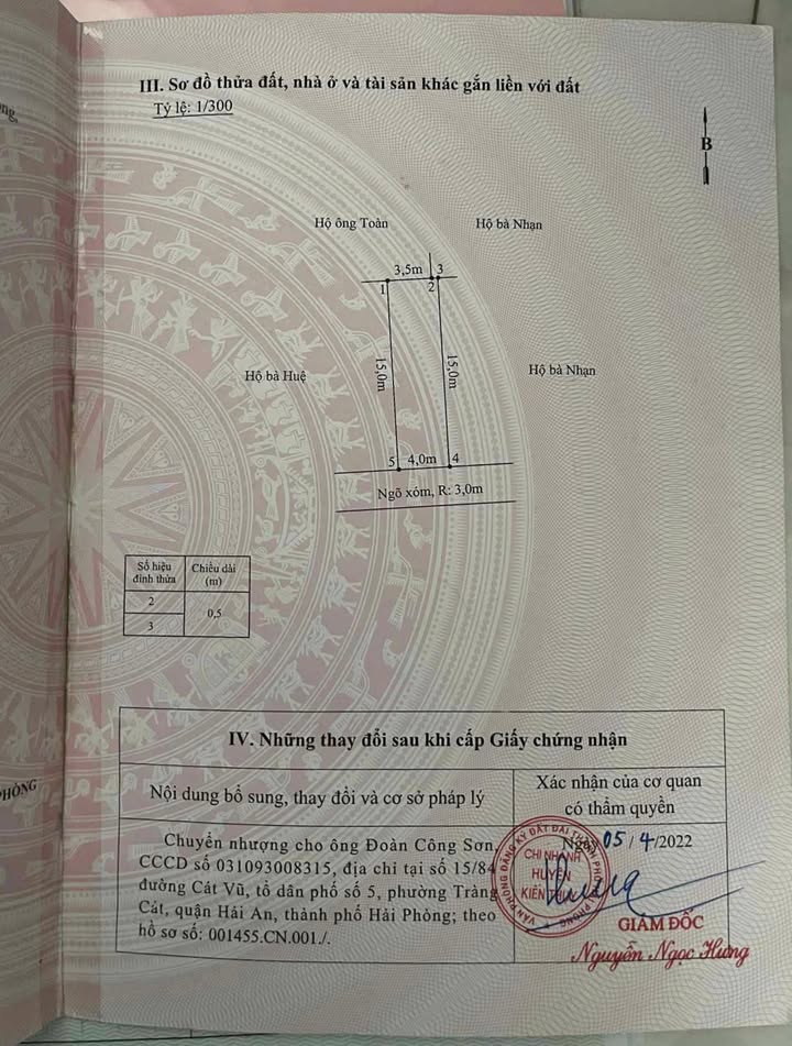 Đất nền Vũ Vị - Minh Tân - Kiến Thụy 60m² giá 8xx triệu - Đầu tư sinh lời tốt!