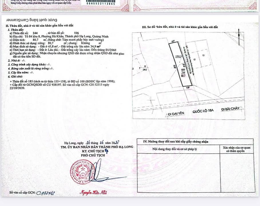 Đất lô góc mặt đường Chính 18, Hạ Long 80m² - Giá chỉ 3.63 tỷ, thương lượng tốt!