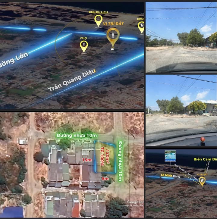 Đất nền khu dân cư Triều Cường 2, La Gi 109m² giá 1.25 tỷ - Đối diện biển Cam Bình!