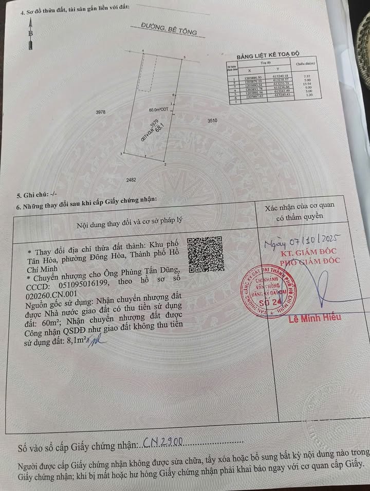 Đất nền đẹp Phường Đông Hòa 68m² giá 3.45 tỷ - Cơ hội đầu tư lý tưởng!