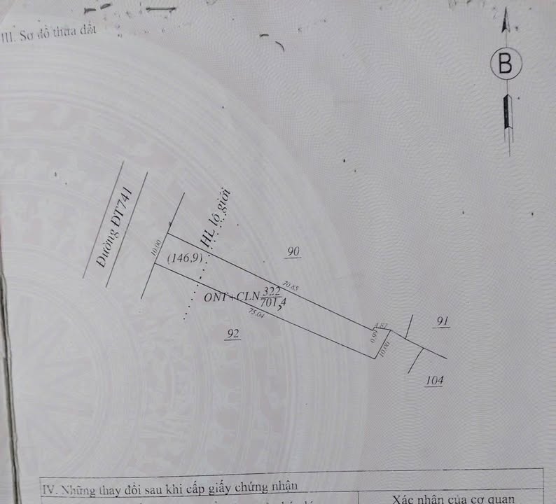 Đất thổ cư mặt tiền ĐT 741, Huyện Phú Riềng 7000m² - Kinh doanh sầm uất!