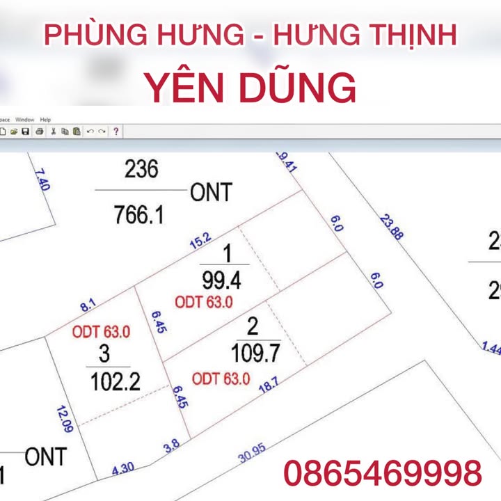 Đất nền Phùng Hưng, Tư Mại, Bắc Giang 100m² - Giá hấp dẫn cho nhà đầu tư!