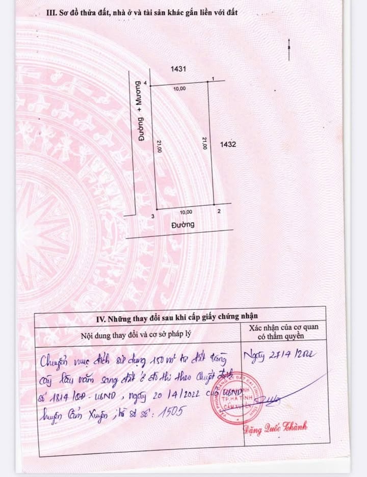 Lô đất 2 mặt tiền Tổ 6 TTCX, 210m² giá chỉ 900 triệu - Cơ hội đầu tư tuyệt vời!