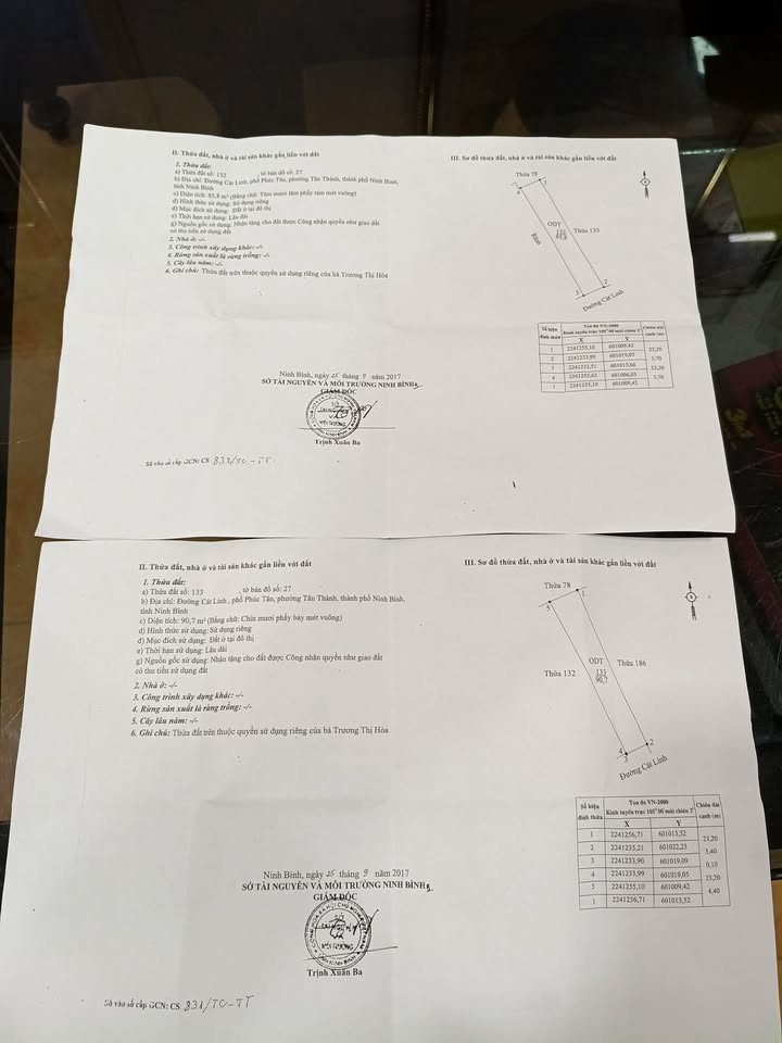 Đất nền kinh doanh Đường Chính Ba Sát, Huyện Ý Yên, 190m² - Đầu tư sinh lời ngay!