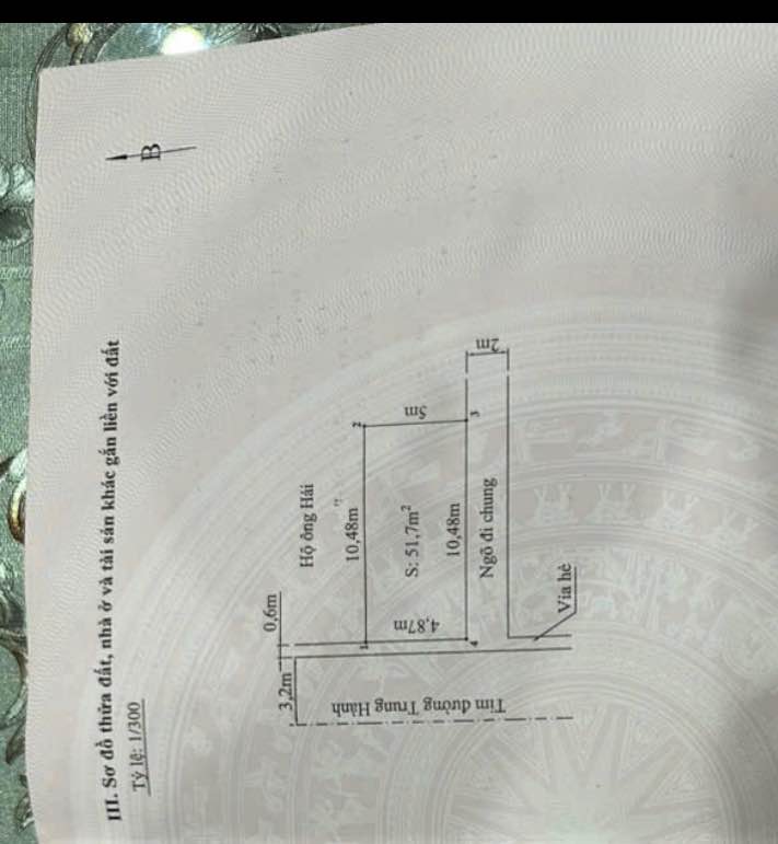 Đất mặt đường Trung Hành, Hải Phòng 52m² giá 6 tỷ - Lô góc kinh doanh đắc địa!