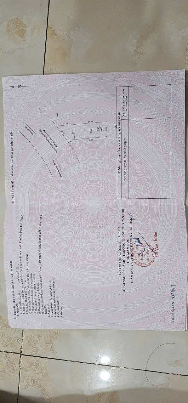 Nhà trệt lầu đường Trương Vĩnh Nguyên, Cái Răng, 480m² giá 4.7 tỷ - Đầu tư sinh lời!