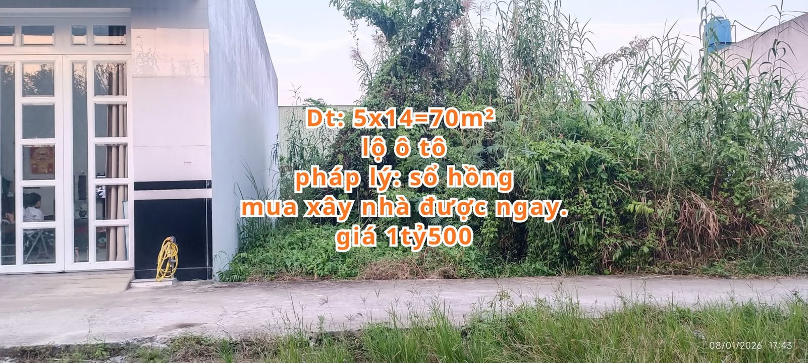 Đất nền hẻm 4, Quận Cái Răng, Cần Thơ 70m² giá 1.5 tỷ - Sổ hồng chính chủ!