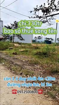 Đất nền Thị Xã Nghĩa Lộ 80m² giá 730 triệu - Cơ hội đầu tư hấp dẫn!