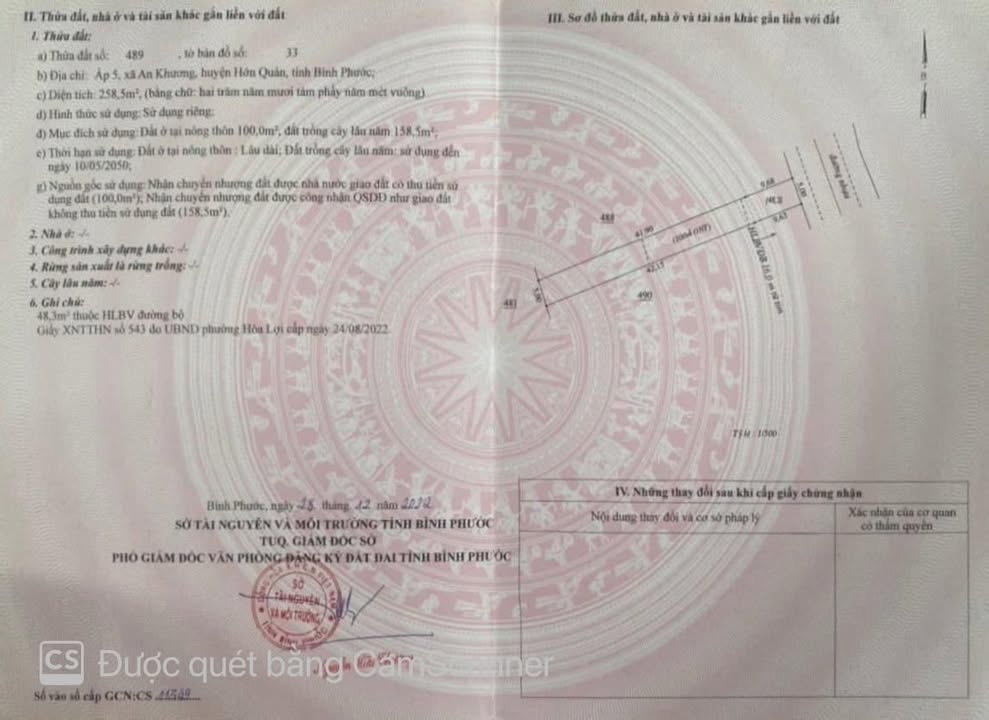 Đất nền liền kề Hớn Quản, Bình Phước 250m² giá chỉ từ 500 triệu - Đầu tư sinh lời ngay!