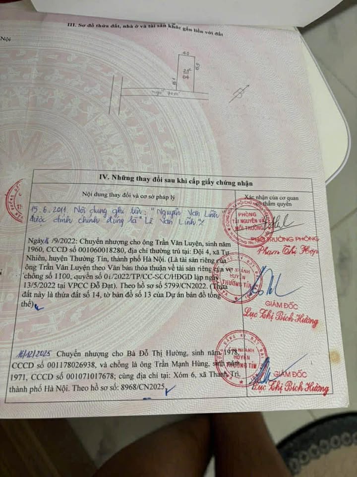 Đất nền Thường Tín 64m² giá 4.x tỷ - Sổ đỏ chính chủ, ô tô vào tận nơi!