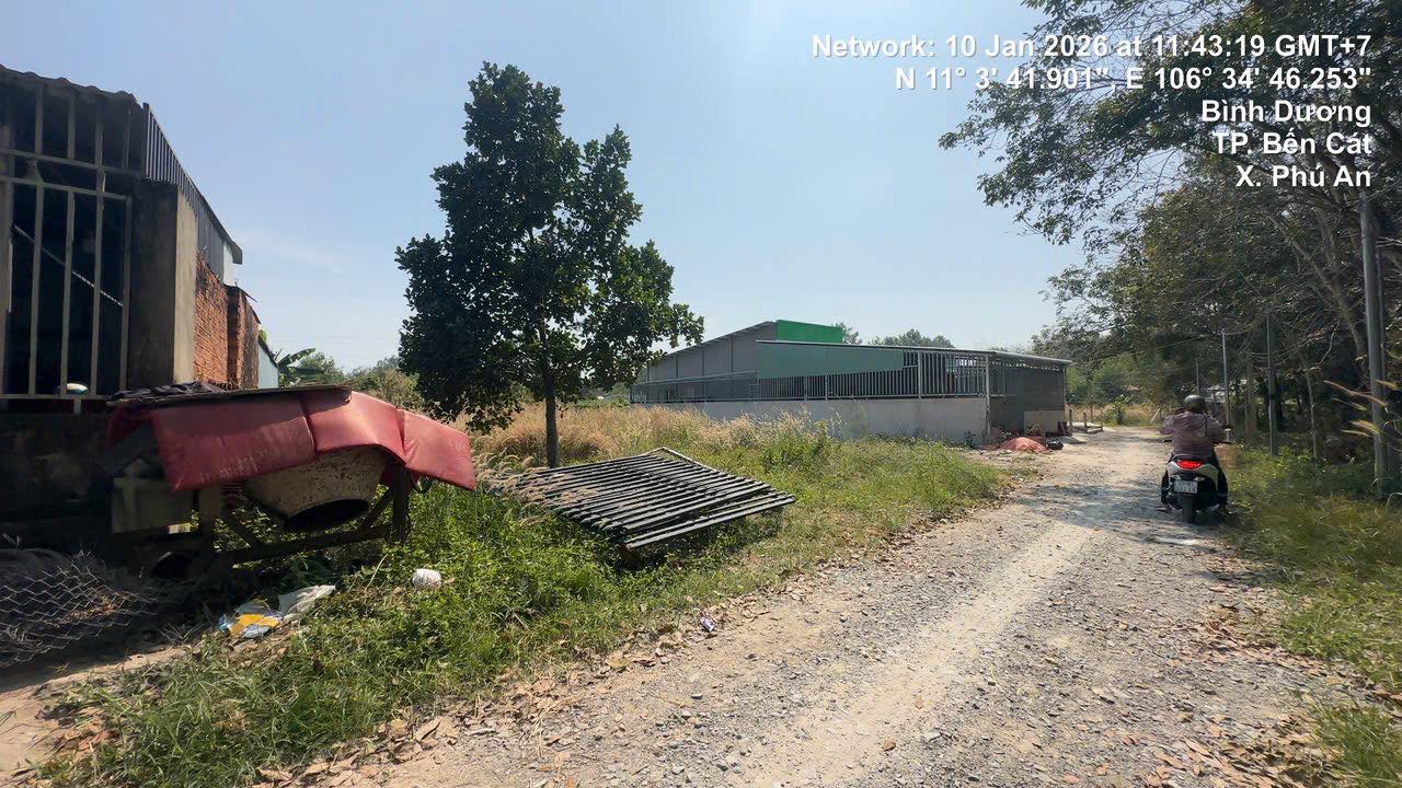 Đất nền xã Phú An, TP Bến Cát 1060m² giá 3 tỷ - Cơ hội đầu tư sinh lợi!