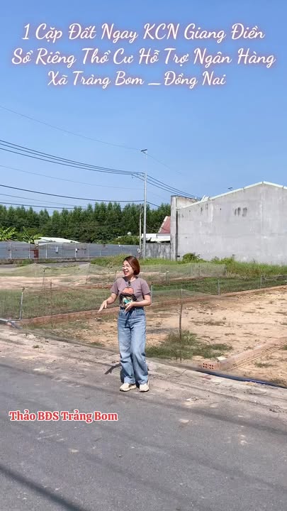 Đất nền KCN Giang Điền 120m² giá 1.35 tỷ - Sổ riêng thổ cư chính chủ!