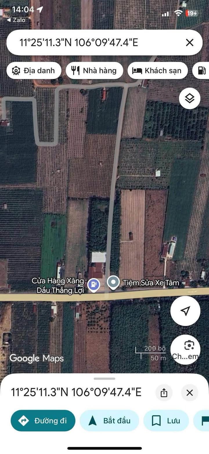 Đất nền 1728m² tại Thạnh Tân, Tây Ninh - Giá chỉ 61.728 tỷ, thương lượng tốt!