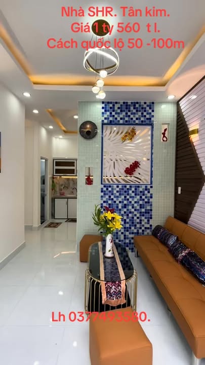 Nhà 1 trệt 1 lầu tại KP Kim Định, Cần Giuộc, 80m² giá 1.55 tỷ - Dọn vào ở ngay!