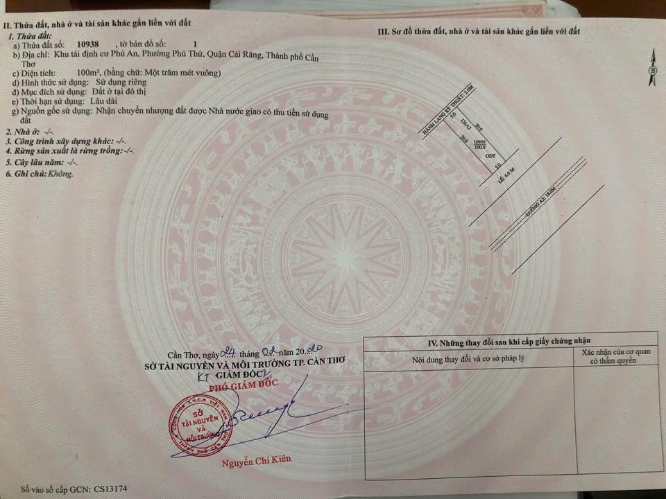 Đất nền KDC Phú An Cần Thơ 100m² giá 3.95 tỷ - Đầu tư sinh lời hiệu quả!