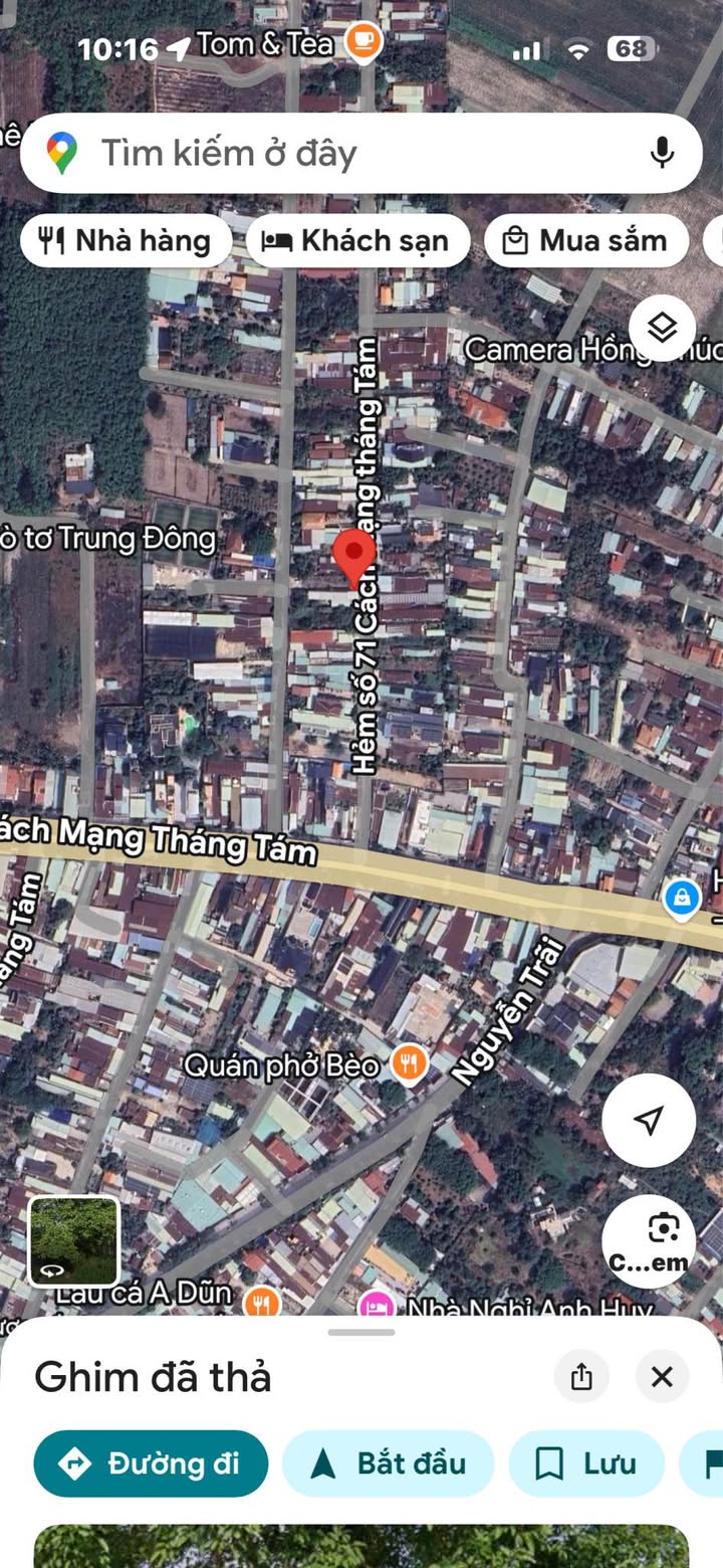 Đất thổ cư 239m² tại Hẻm 71 CMT8, Tây Ninh - Giá chỉ 1.995 tỷ!