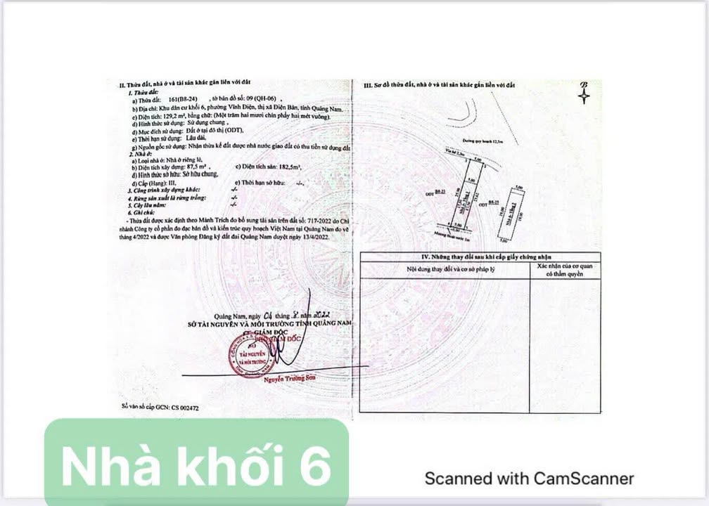 Nhà 2 tầng ở Vĩnh Điện 129m² giá 3.25 tỷ - Đất ở đô thị, sẵn sàng ở ngay!