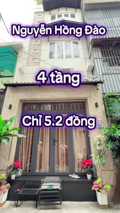 Nhà cho thuê Nguyễn Hồng Đào Tân Bình 4 tầng - Dòng tiền ổn định 14 triệu/tháng!