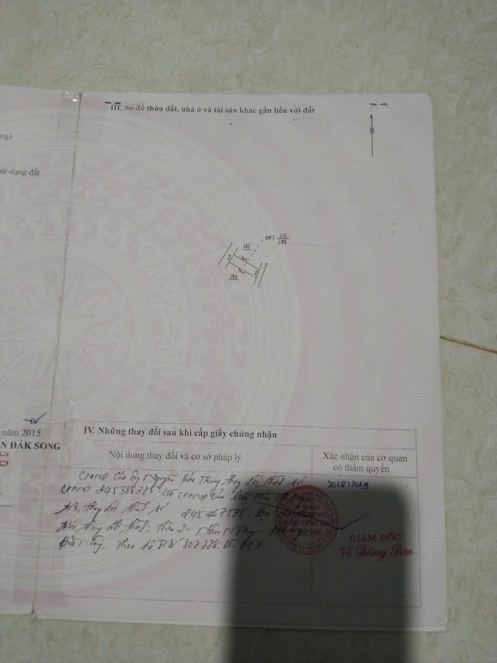 Đất thổ cư xã Nam Jang 288m² giá 1.25 tỷ - Khu dân cư sầm uất