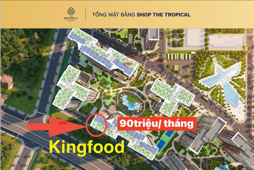 Shophouse 2 mặt tiền Vinhomes Grand Park 143m² giá 20 tỷ - Đầu tư sinh lời với hợp đồng thuê 90 triệu/tháng!