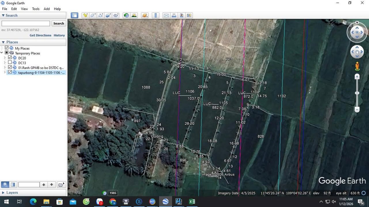Đất thổ cư đường sắt cao tốc Bắc Nam 1037m² giá 250 triệu - Cơ hội đầu tư hấp dẫn!