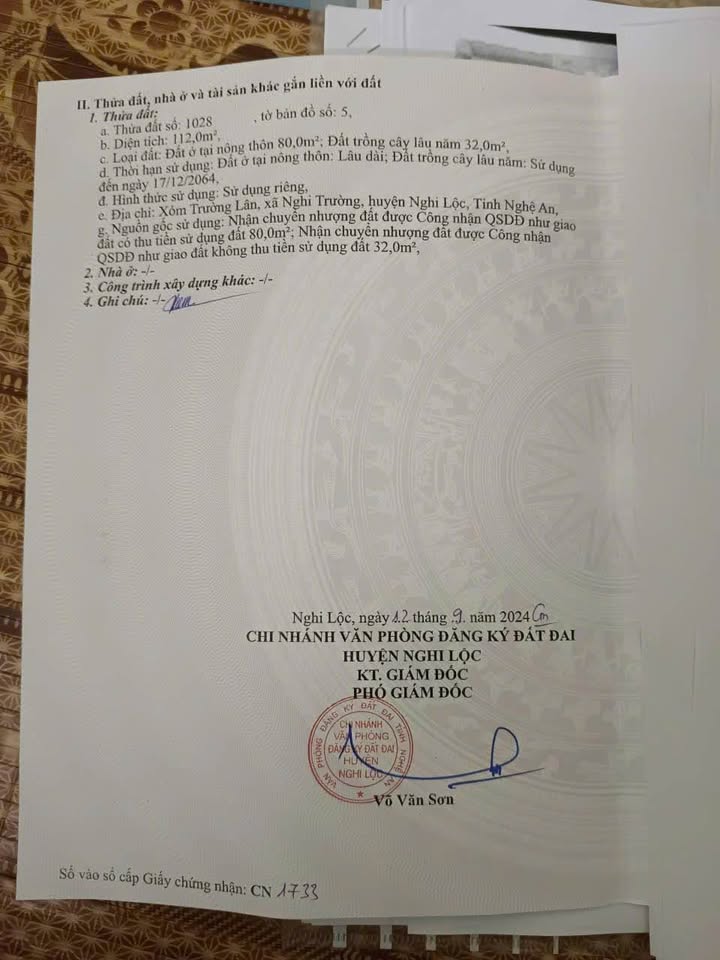 Đất nền Nghi Trường 112m² giá chỉ 600 triệu - Sổ đỏ chính chủ, đầu tư sinh lời!