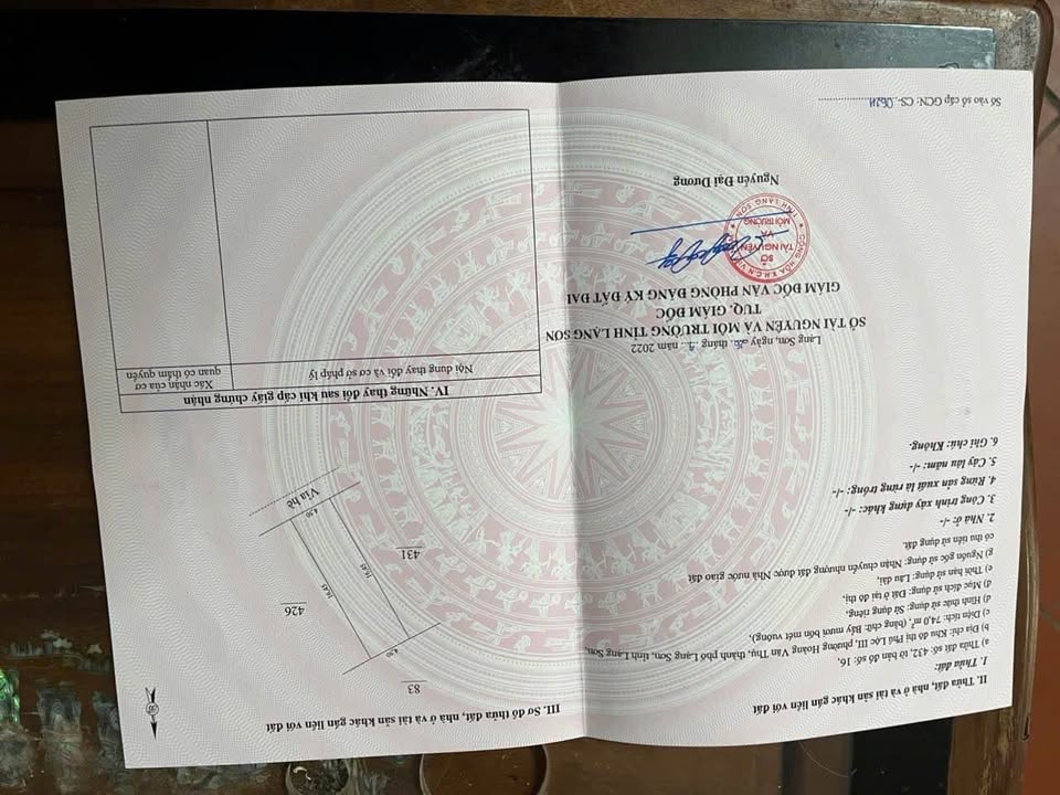 Đất Phú Lộc, TP Lạng Sơn 74m² giá 3 tỷ - Sổ hồng chính chủ!