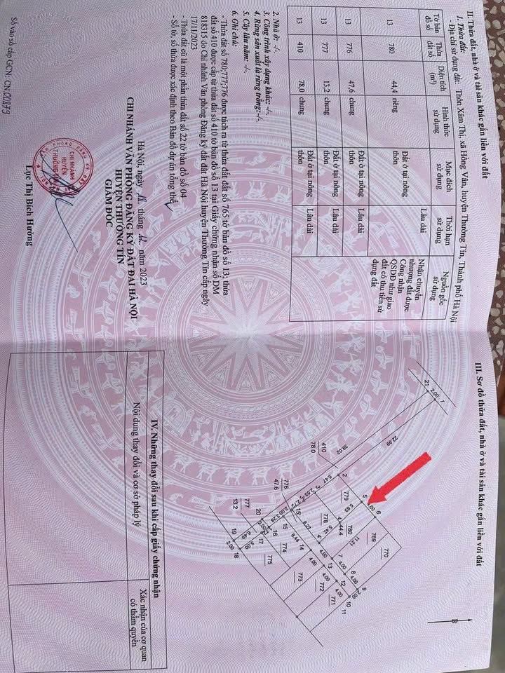 Đất Thổ Cư Xã Hồng Vân 44.4m² giá 3.2 tỷ - Sở hữu ngay đất với tài chính nhỏ!