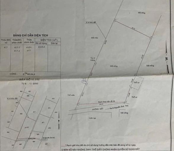 Đất nền Hiệp Thành Q12 2224m² giá 33.36 tỷ - Hẻm xe hơi thuận tiện