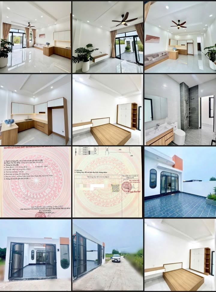 Nhà đẹp Hàm Liêm 100m² giá 1.39 tỷ - Thiết kế hiện đại, ô tô vào tận nhà!