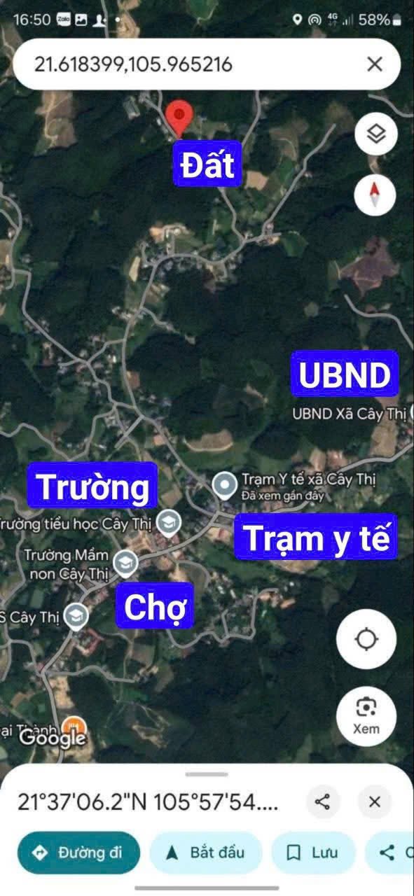 Đất thổ cư 760m² tại xã Cây Thị, Đồng Hỷ giá chỉ 1 tỷ - Đầu tư sinh lời ngay!