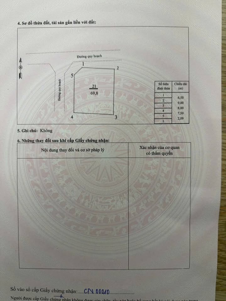 Đất 2 mặt tiền Phường Hùng Vương 69.8m² giá 1.3 tỷ - Đầu tư sinh lời ngay!