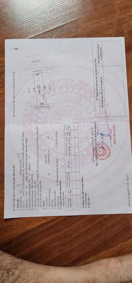 Đất nền Vịt Cỏ Hồ Sen - 76.5m² giá 5.15 tỷ - Vị trí đắc địa gần chợ và bệnh viện!