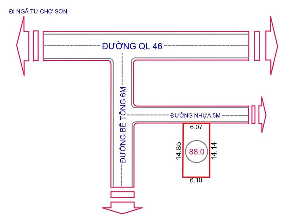 Đất nền Nghi Lộc 88m² giá chỉ 1 tỷ - Cơ hội đầu tư hấp dẫn!