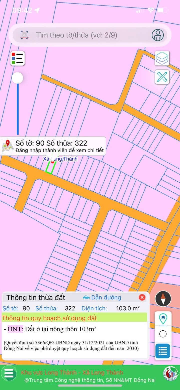 Đất thổ cư xã Lộc An, huyện Long Thành 103m² giá 1 tỷ - Pháp lý rõ ràng, sẵn sàng công chứng!