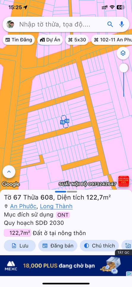 Đất nền 122m² An Phước, Long Thành - Giá 3 tỷ, vị trí đắc địa!