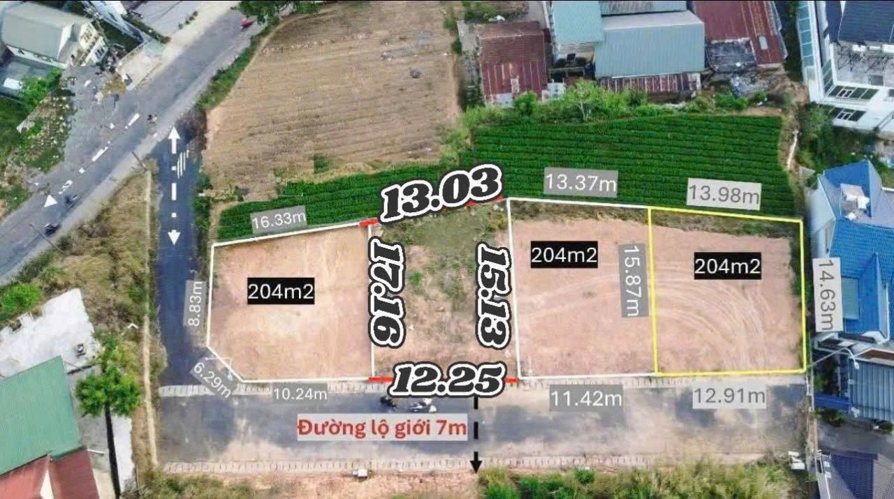 Đất nền biệt thự Cao Thắng, Đà Lạt 202m² giá 7.5 tỷ - View đẹp không che chắn!