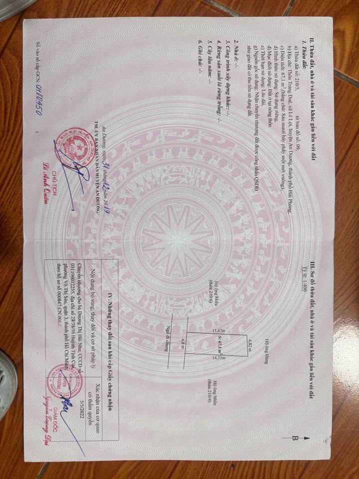 Đất nền An Đồng, Hải Phòng 102m² giá 3.5 tỷ - Vị trí đắc địa, dân cư sầm uất!