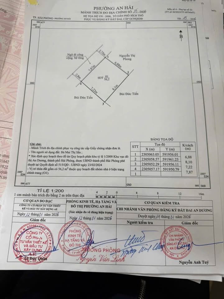 Bán lô đất Xích Thổ, Hồng Thái, An Dương 56,2m² giá 1,35 tỷ - Đầu tư sinh lời ngay!